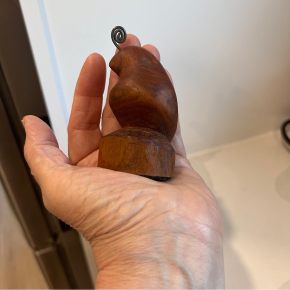 Trio of Vintage Hand Carved Ironwood Birds Signed - Picture 10 of 11